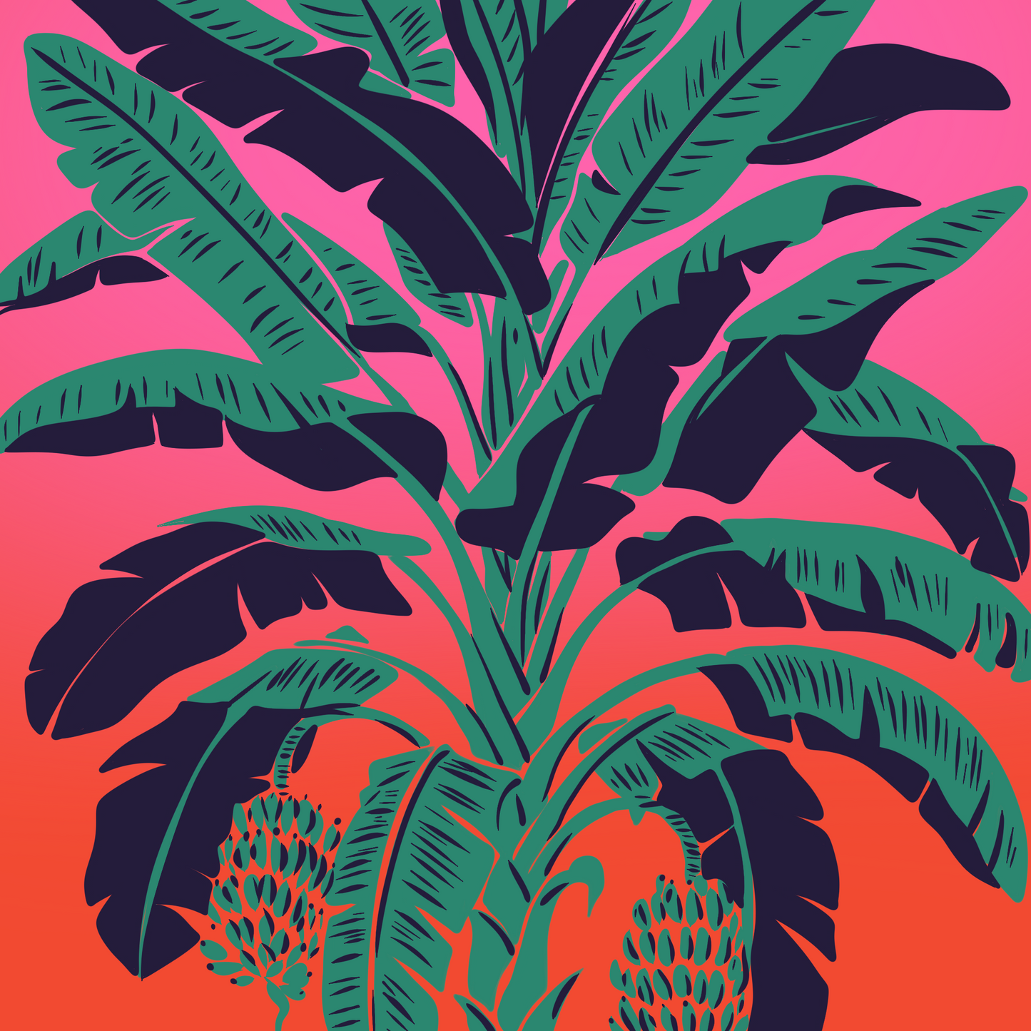 "Mata de Plátano" OG Art Print (16x16in)