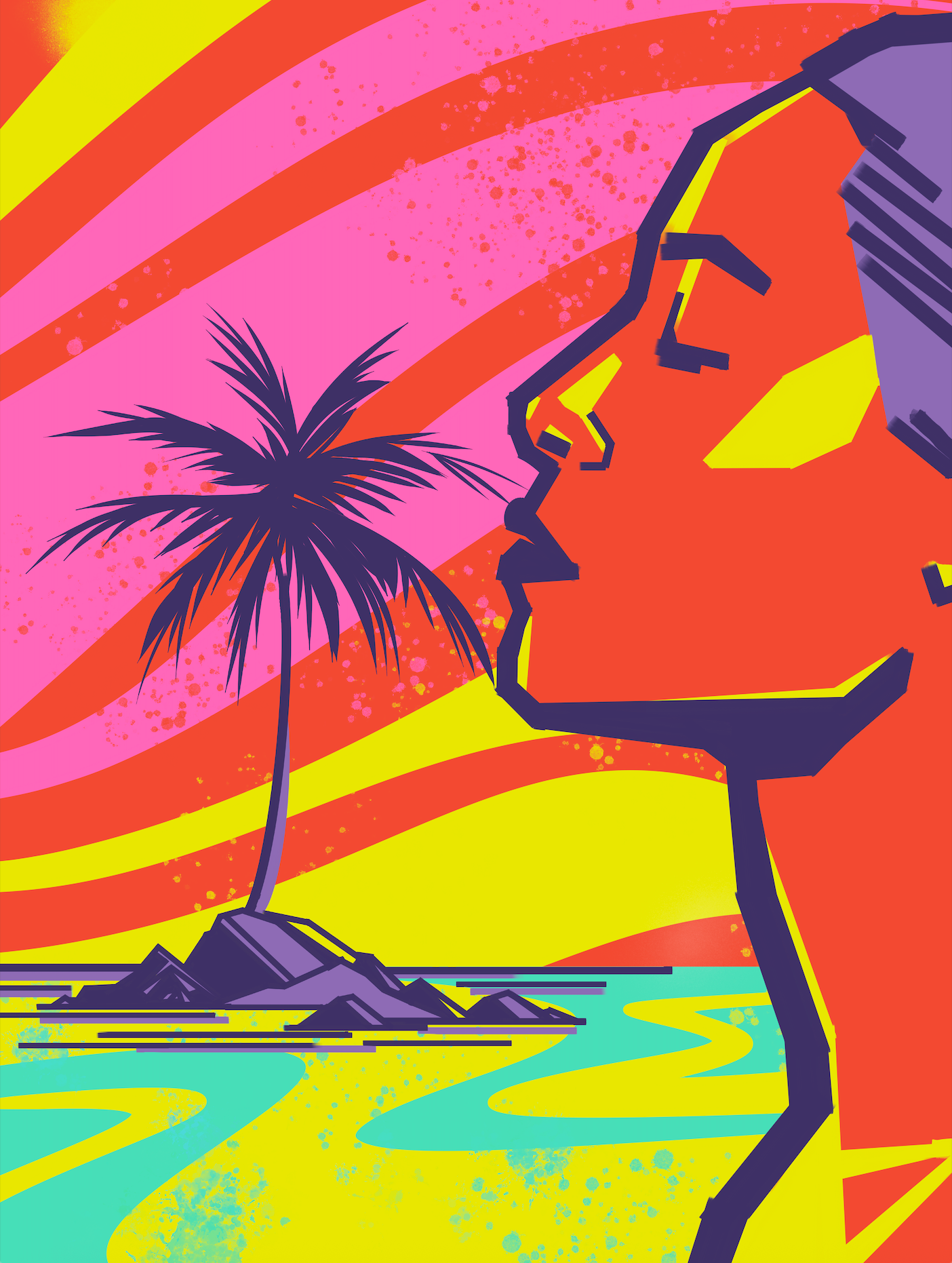 "Paz Caribeña" OG Art Print (12x18in)